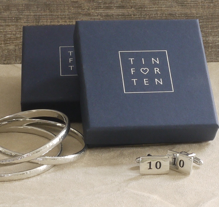 10th Wedding Anniversary Tin Jewellery Gift Bestsellers