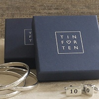 10 Year Anniversary Tin Jewellery